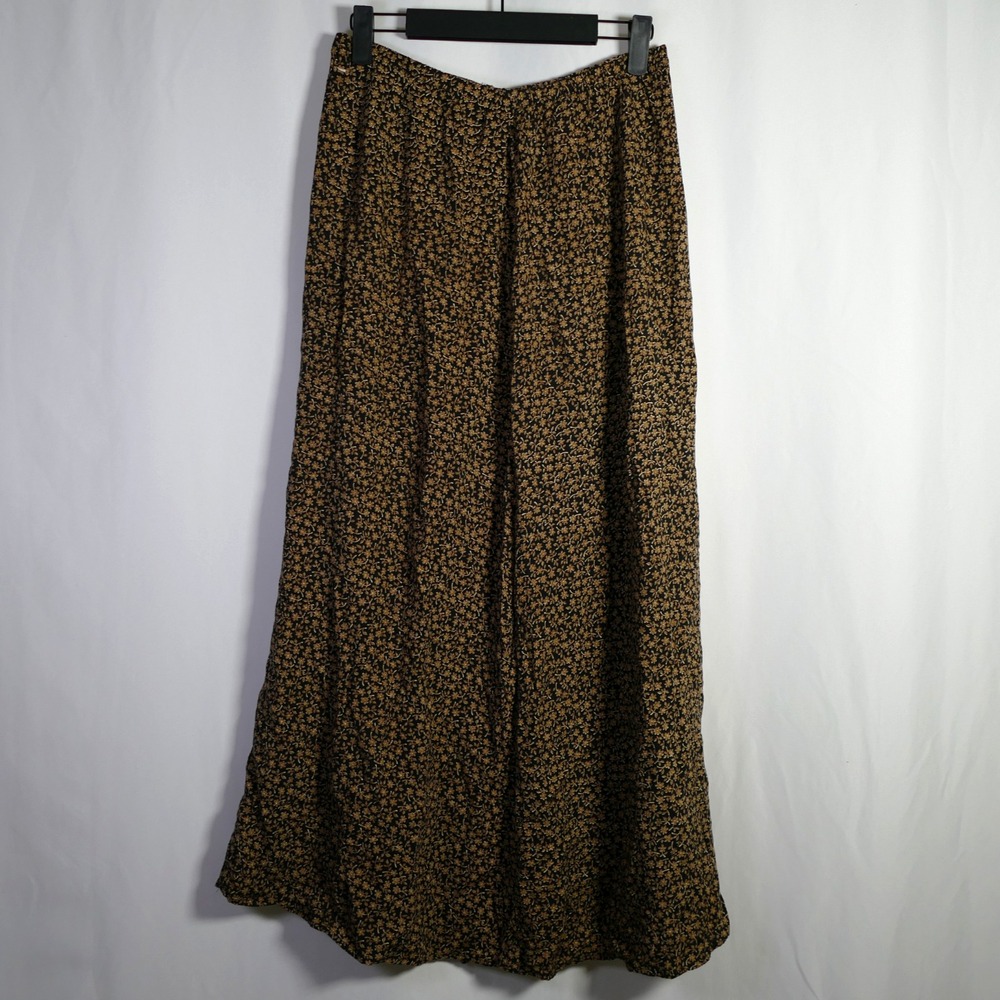 VTG Bobbie Brooks Womens Forest Fairy Grunge Maxi Skirt Size M Floral Whimsical